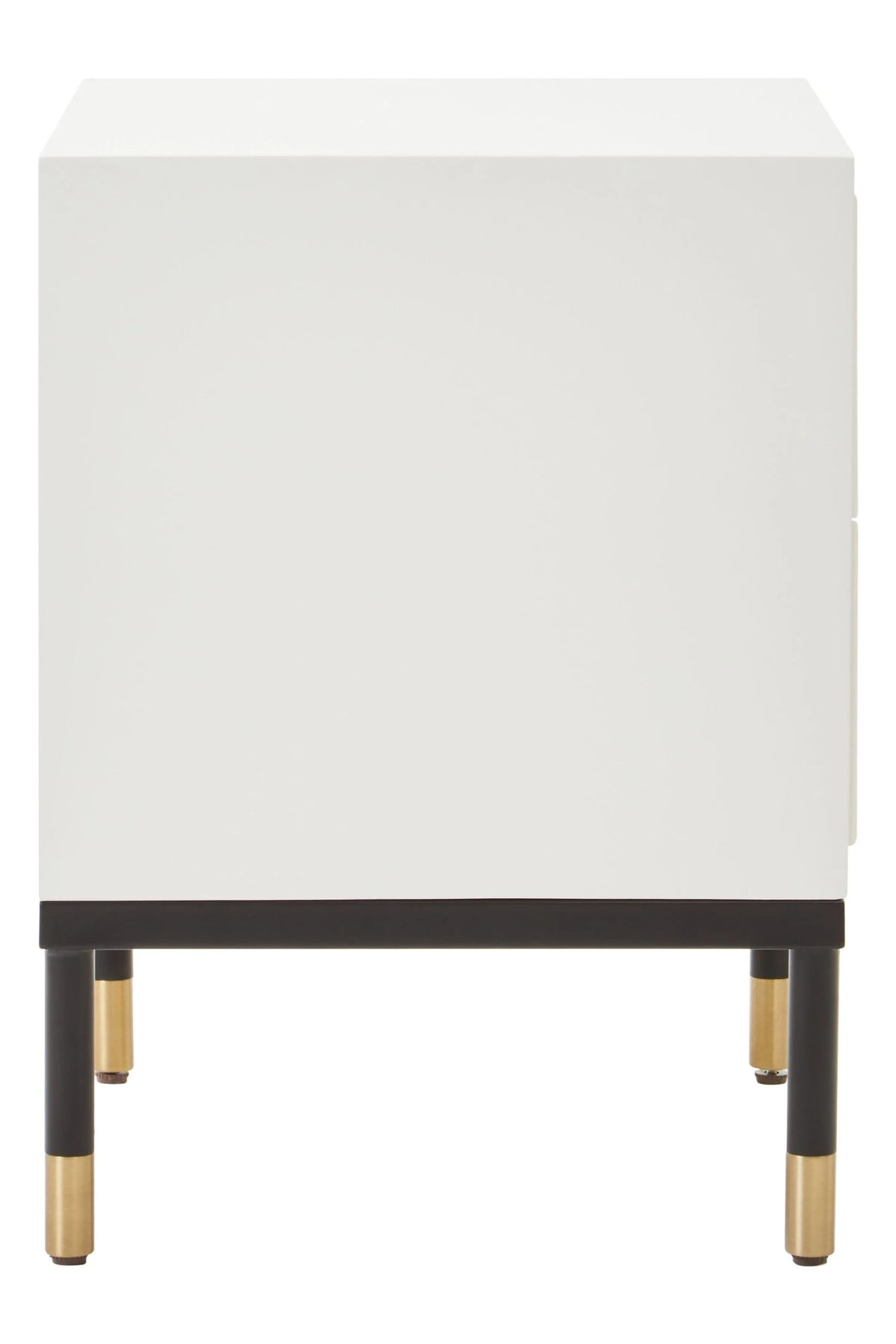 Stowe Off White 2 Drawer Side Table
