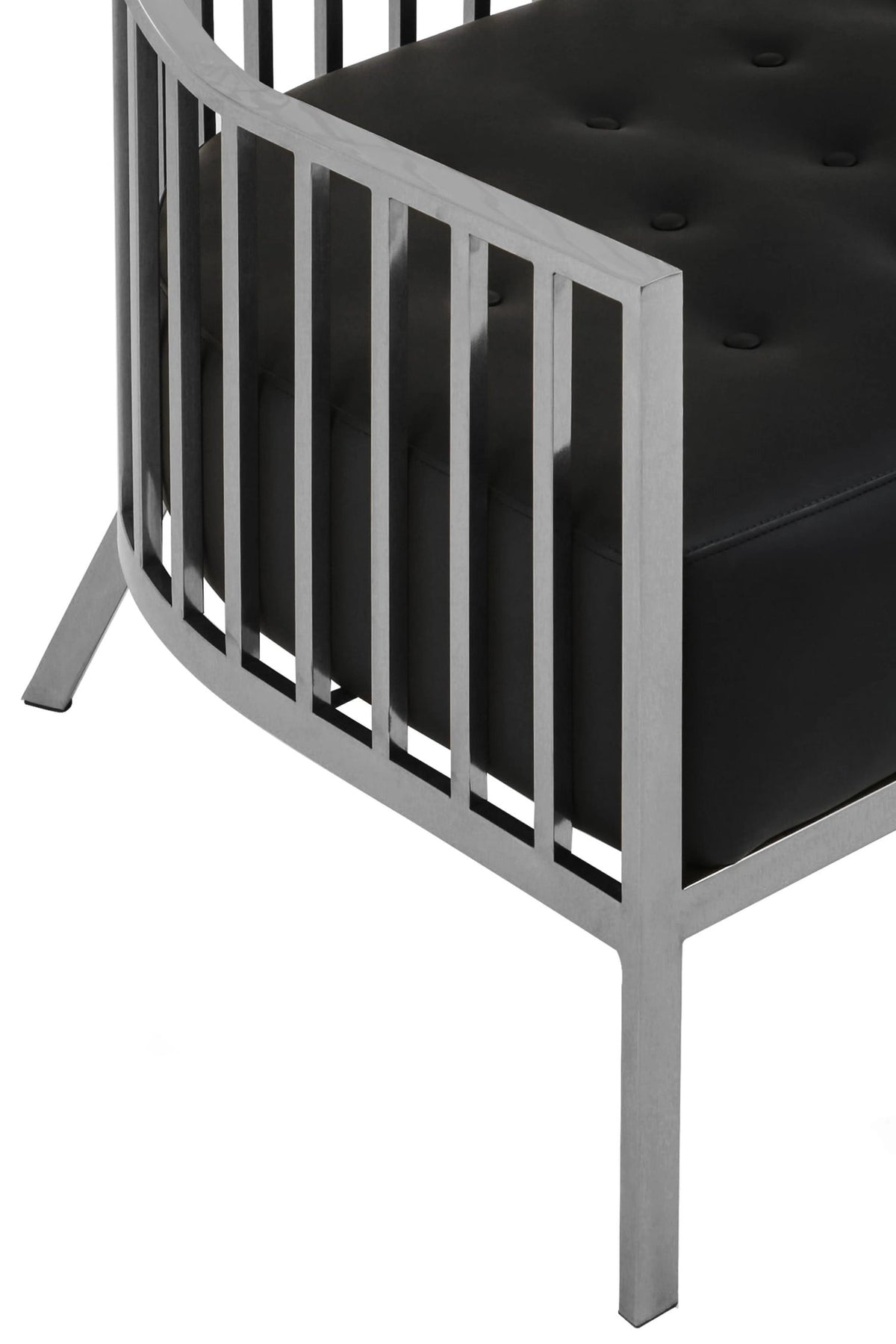 Notting Silver Dome Cage Two Seat Sofa