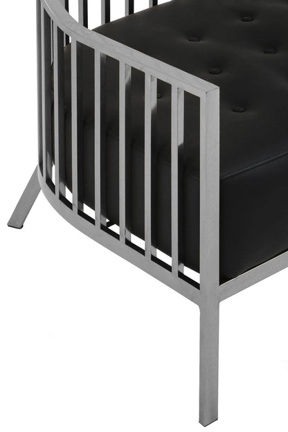 Notting Silver Dome Cage Two Seat Sofa