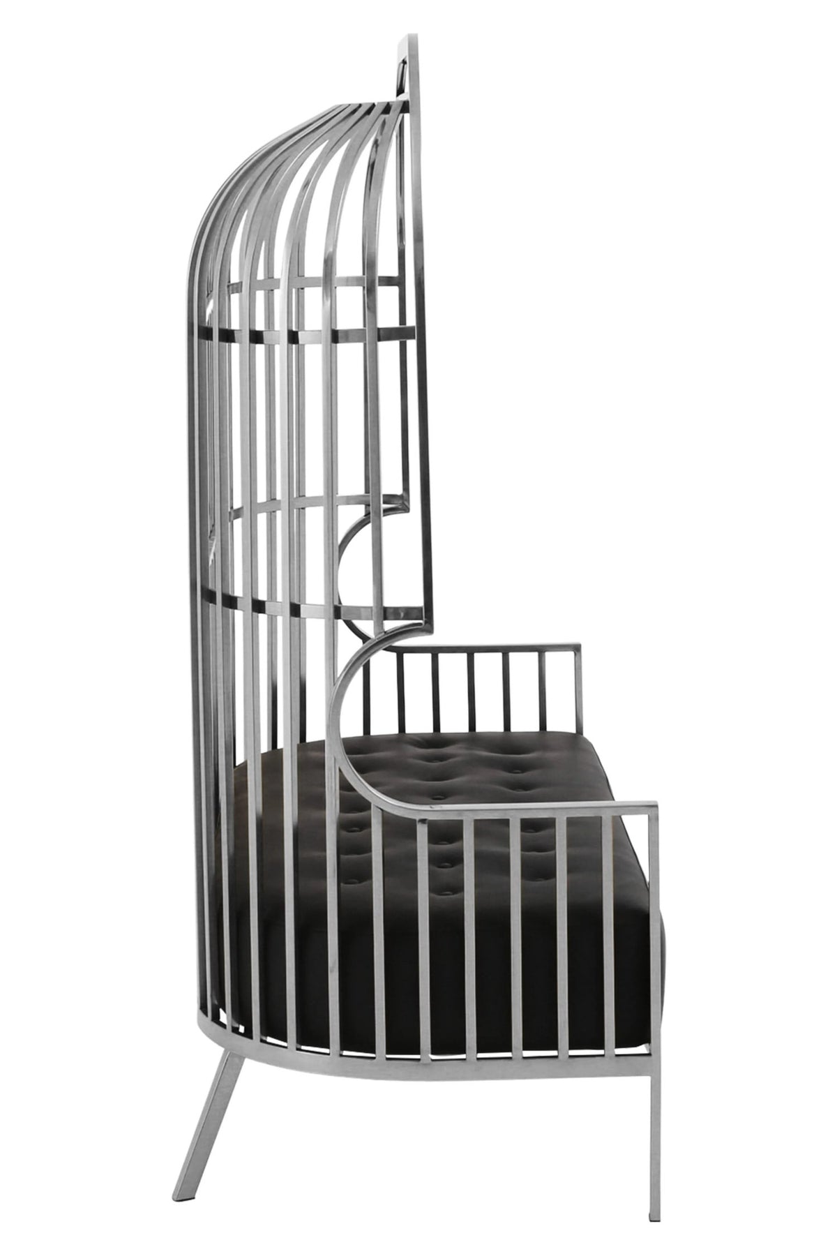 Notting Silver Dome Cage Two Seat Sofa