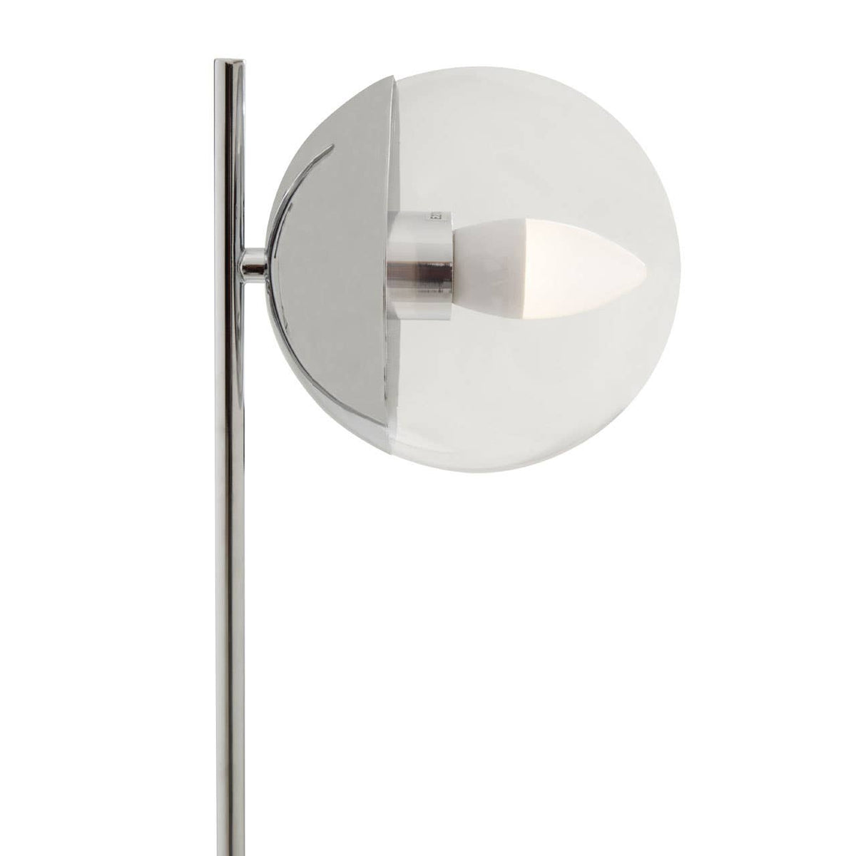 Siena Chrome Table Lamp with Marble Base