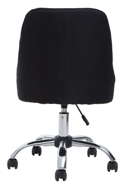 Danbury Black Fabric Home Office Chair