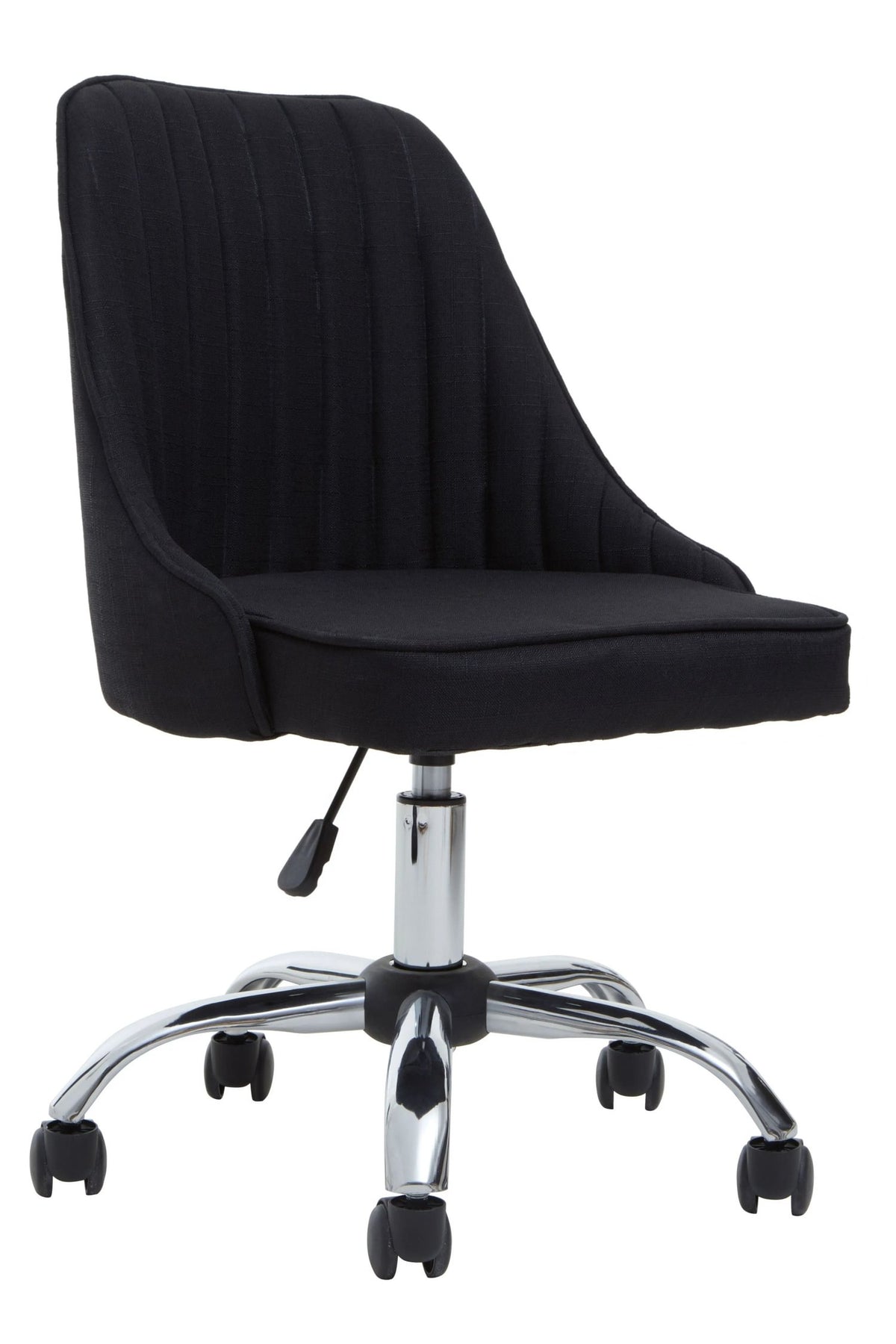 Danbury Black Fabric Home Office Chair