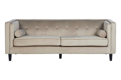 Soho 3 Seat Velvet Sofa 