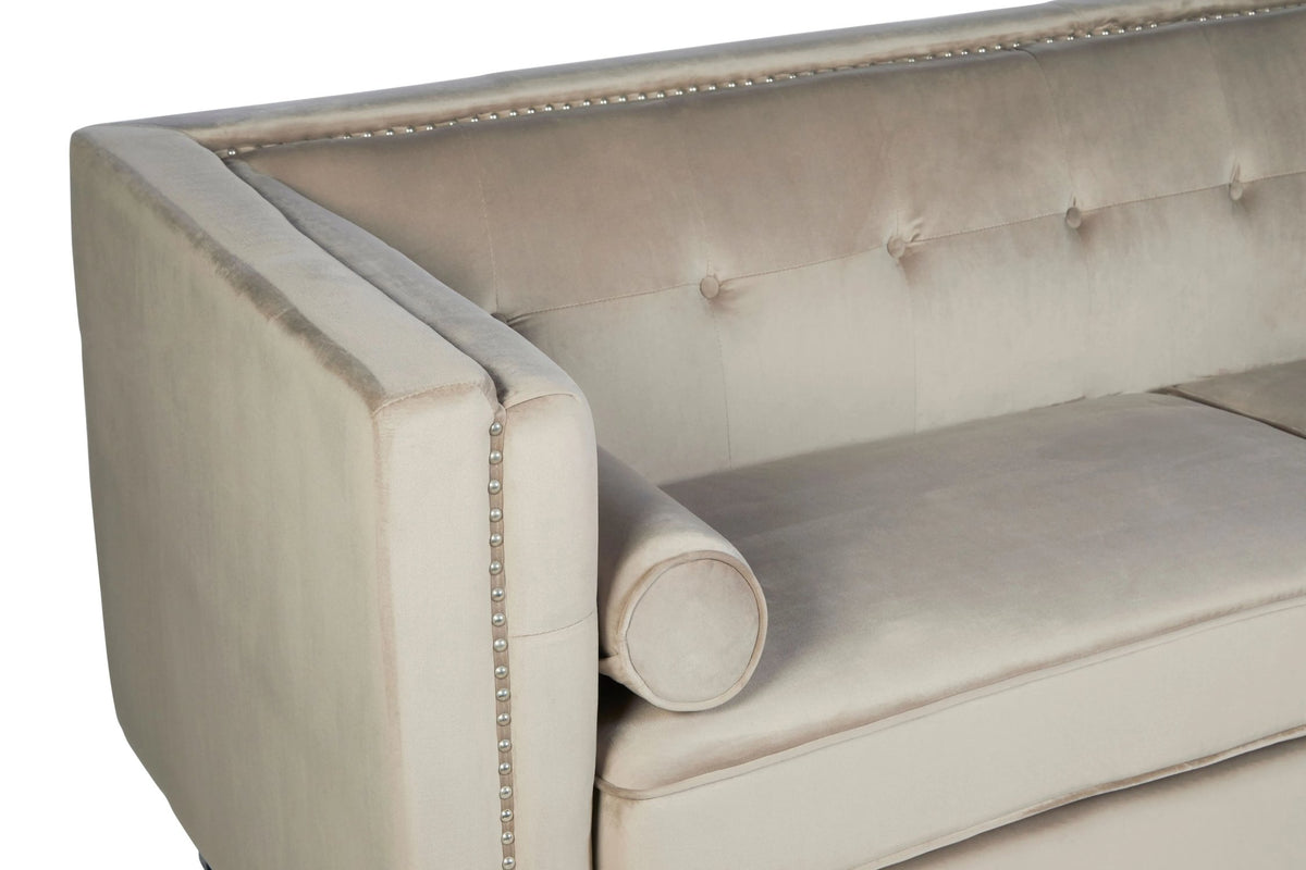 Soho 3 Seat Velvet Sofa 