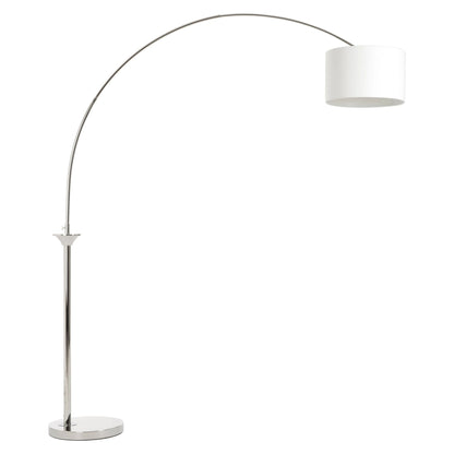 Madison Nickel Finish Arc Floor Lamp