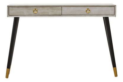 Portofino Shagreen Effect Two Drawer Console Table