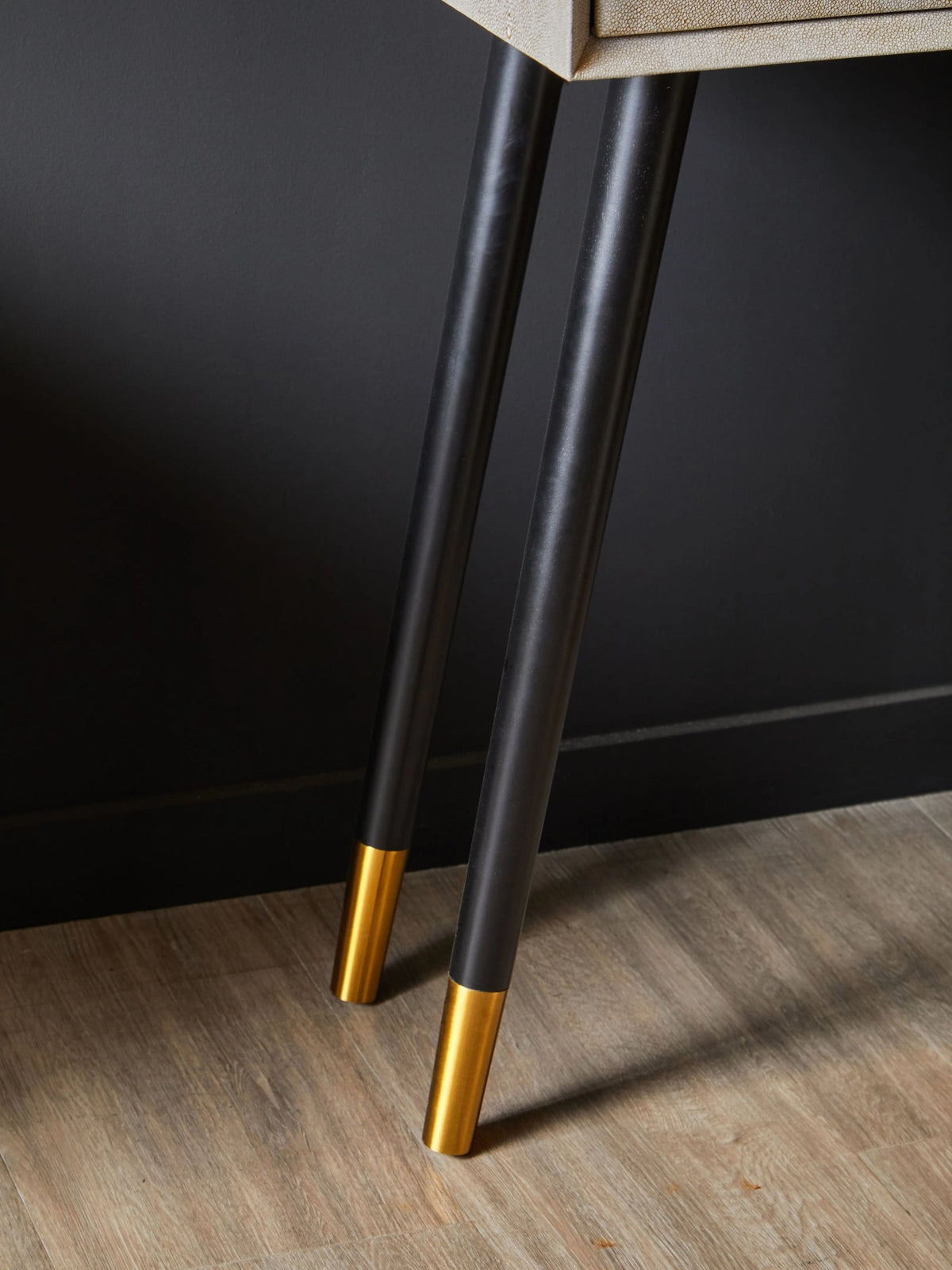 Portofino Shagreen Effect Two Drawer Console Table