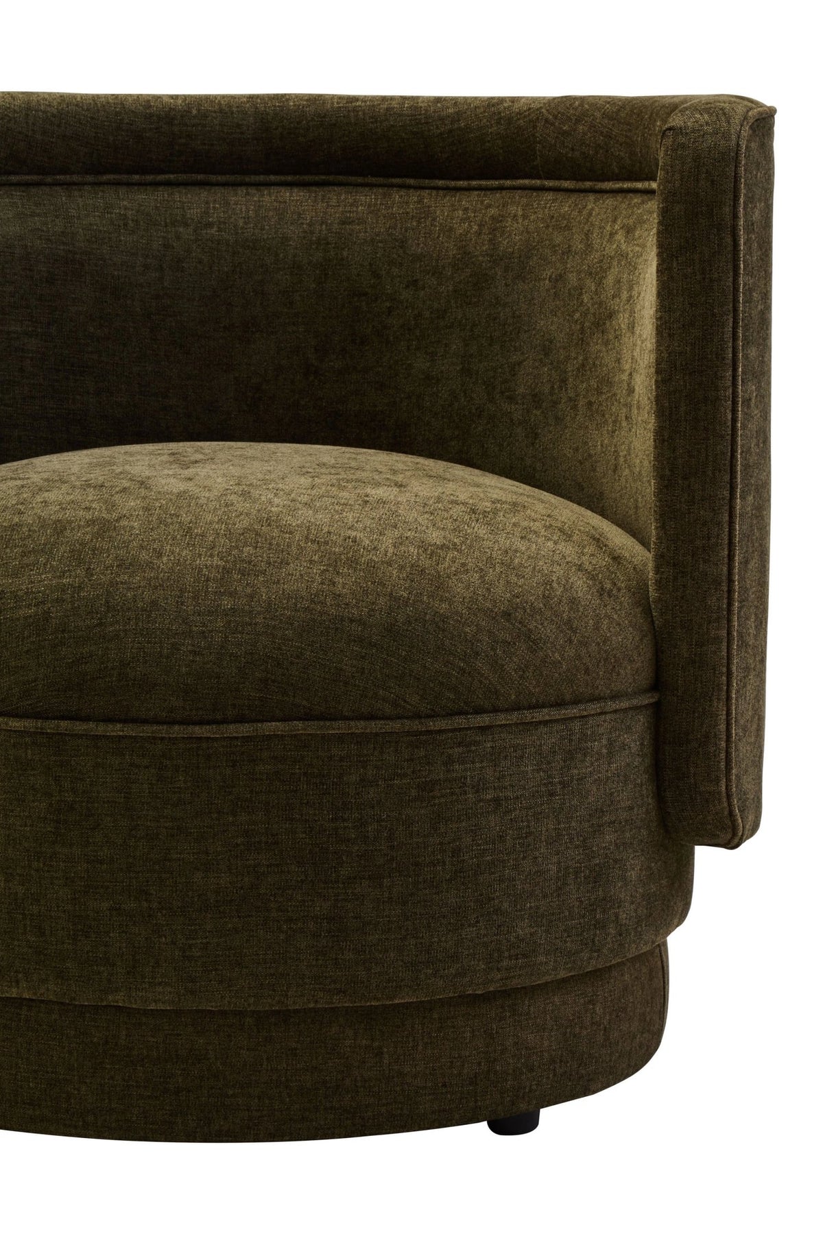 Brighton Chenille Curved Chair 
