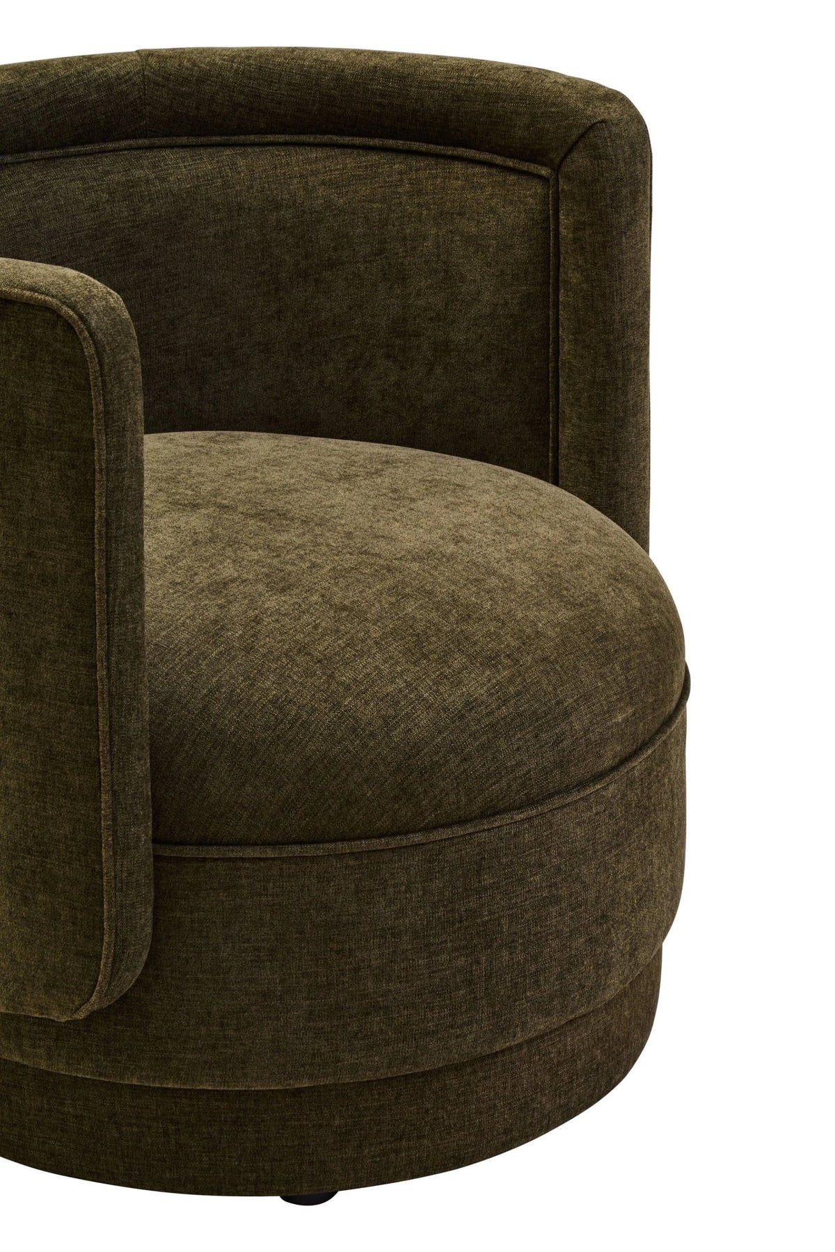 Brighton Chenille Curved Chair 