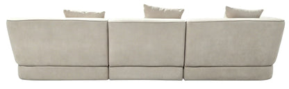 Stow Textured 3 Seater Corner Chaise Sofa 