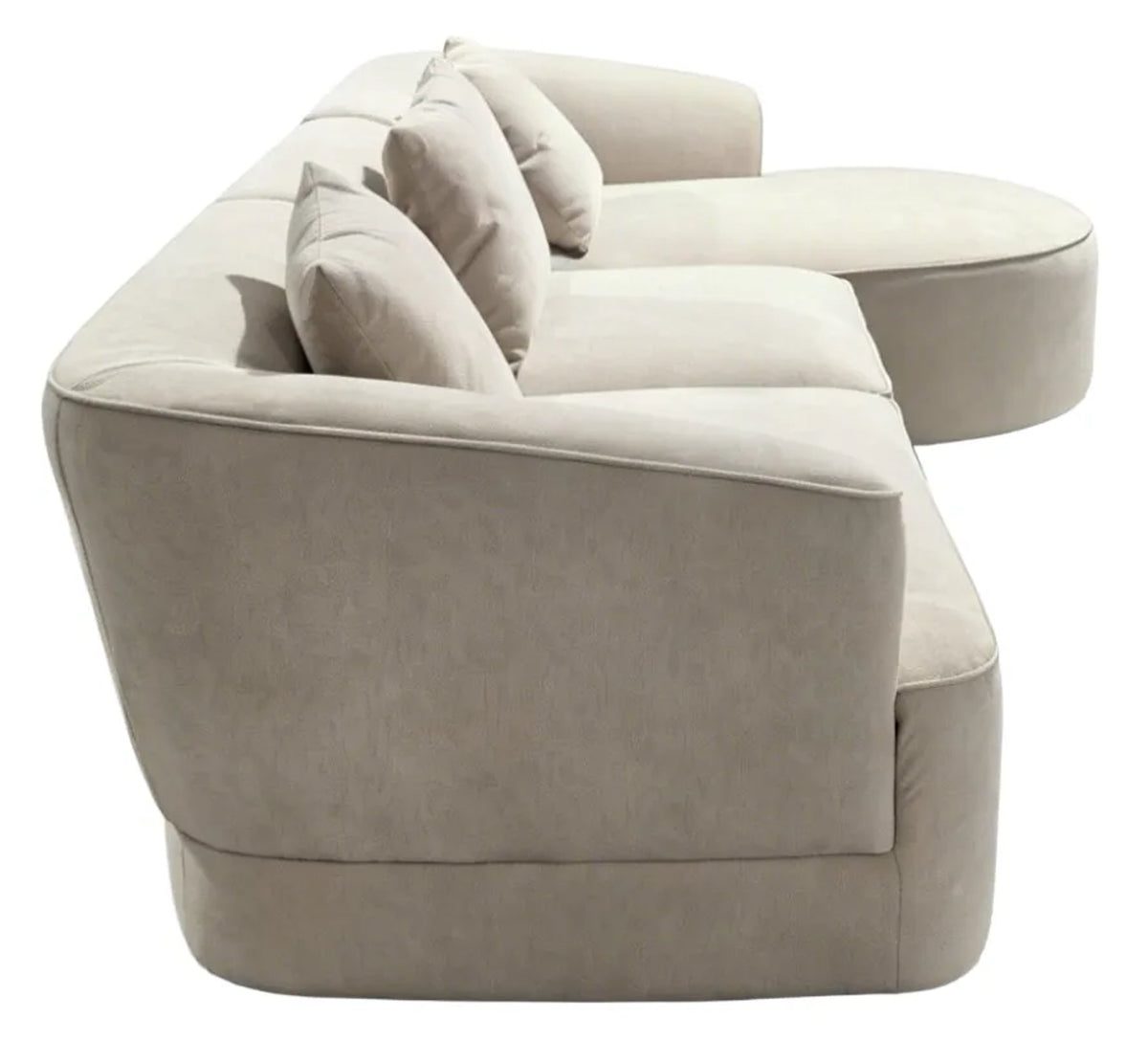 Stow Textured 3 Seater Corner Chaise Sofa 