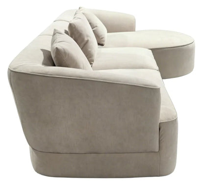 Stow Textured 3 Seater Corner Chaise Sofa 