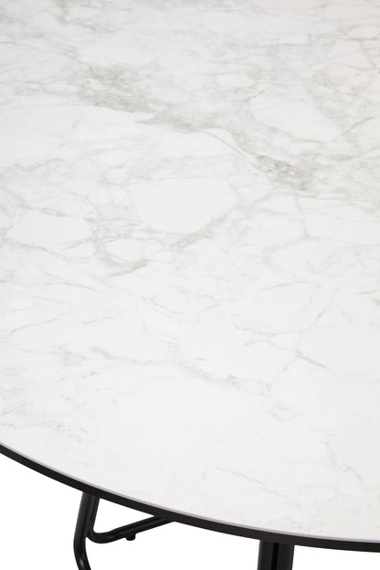 Aurora Ceramic Marble Effect Round Dining Table