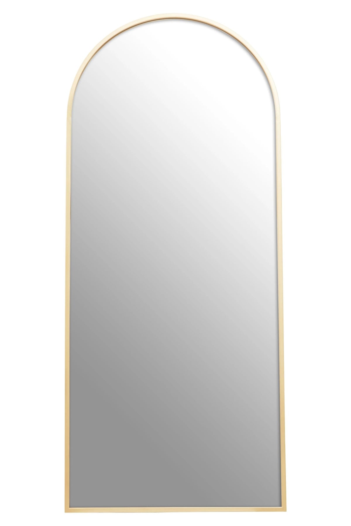 Hayle Gold Finish Full Length Wall Mirror