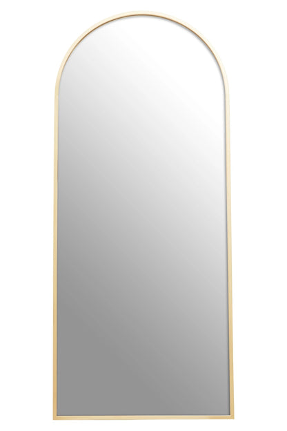 Hayle Gold Finish Full Length Wall Mirror