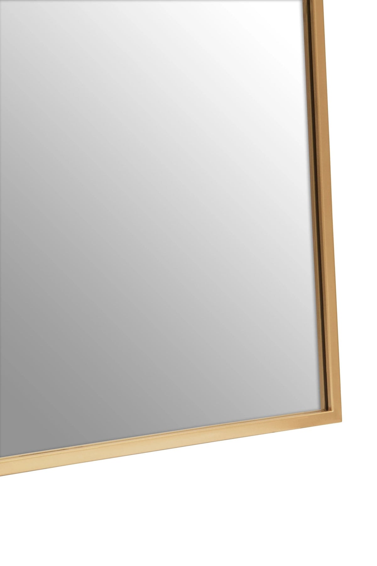 Hayle Gold Finish Full Length Wall Mirror