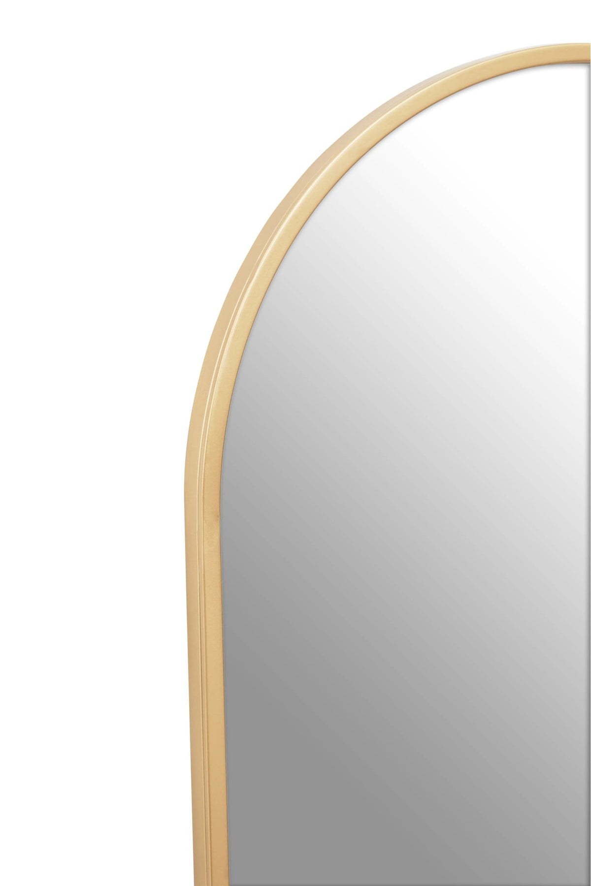 Hayle Gold Finish Full Length Wall Mirror