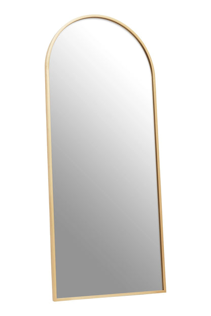Hayle Gold Finish Full Length Wall Mirror