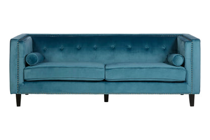 Soho 3 Seat Velvet Sofa 