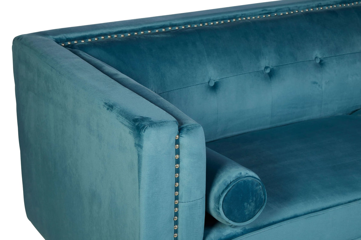 Soho 3 Seat Velvet Sofa 