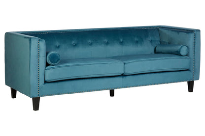 Soho 3 Seat Velvet Sofa 
