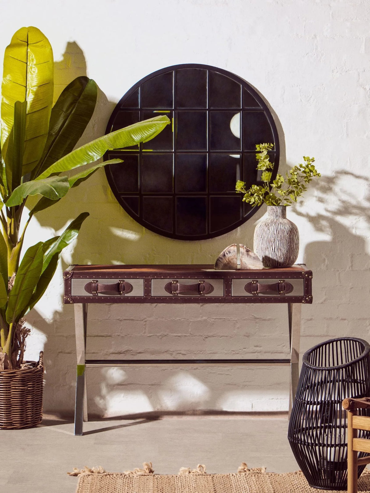 Vienna White Console Table 