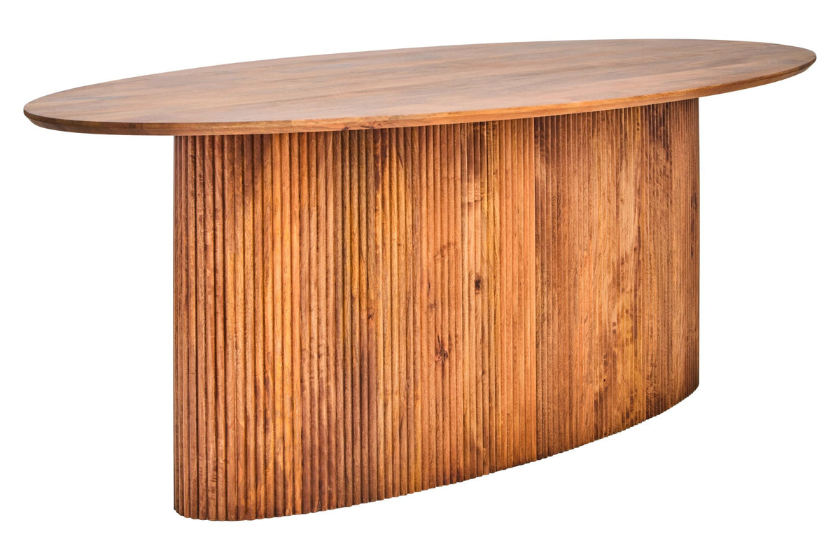 Stirling Mango Wood Oval Dining Table 