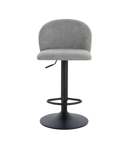 Chichester Set of 2 Textured Fabric Curved Bar Chairs 