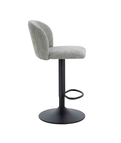 Chichester Set of 2 Textured Fabric Curved Bar Chairs 