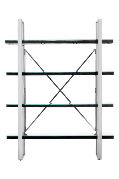 Madison Recycled Wood Four Tier Shelf Unit 