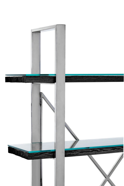 Madison Recycled Wood Four Tier Shelf Unit 