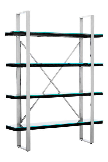 Madison Recycled Wood Four Tier Shelf Unit 
