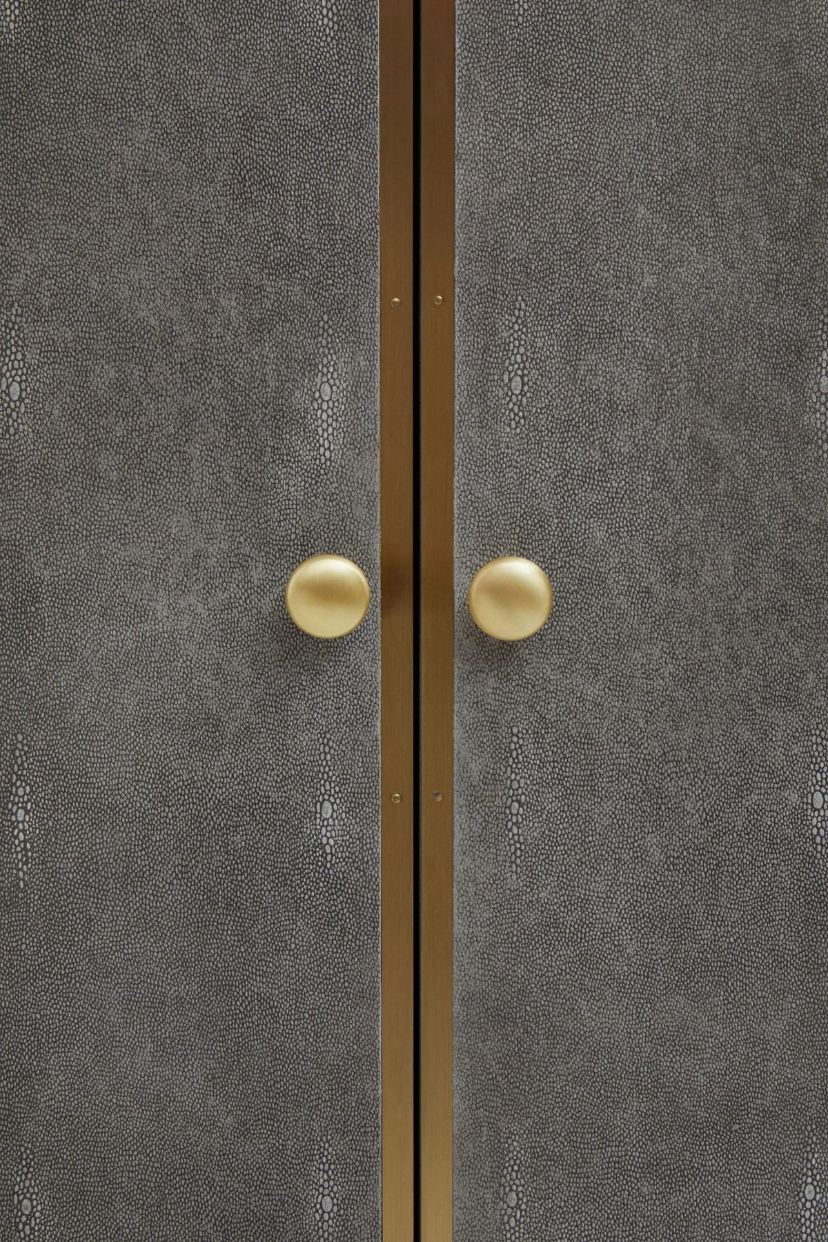 Oxford Grey Shagreen Effect Cabinet