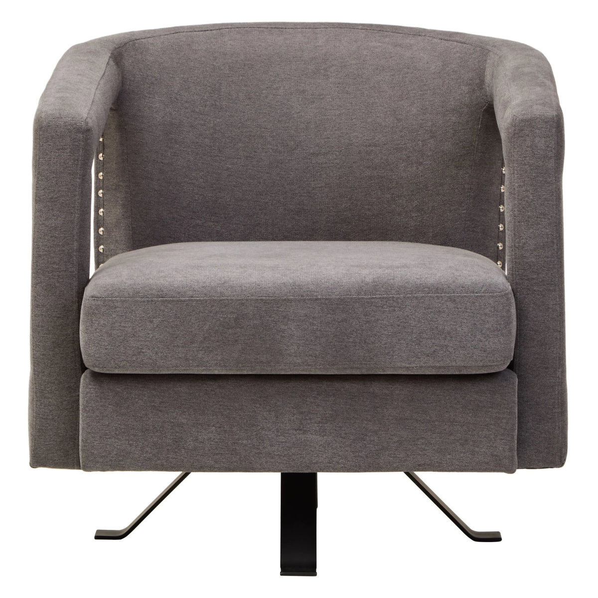 Ascot Velvet Swivel Chair 
