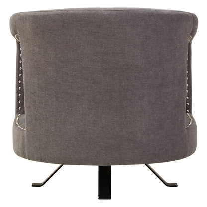 Ascot Velvet Swivel Chair 