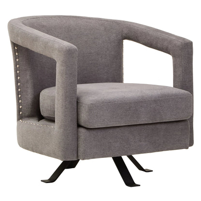 Ascot Velvet Swivel Chair 