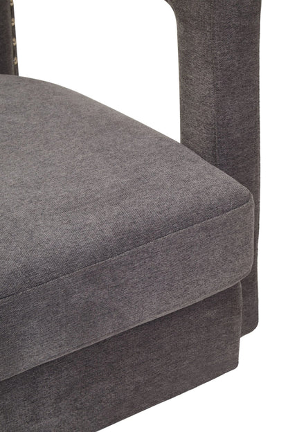 Ascot Velvet Swivel Chair 