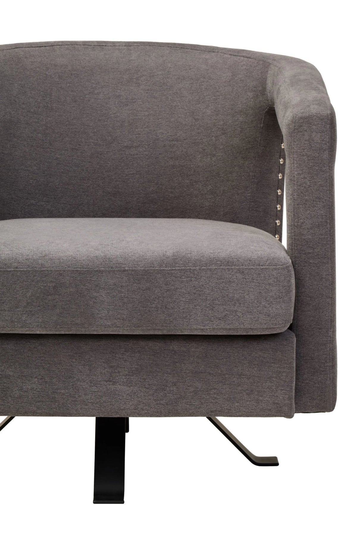 Ascot Velvet Swivel Chair 