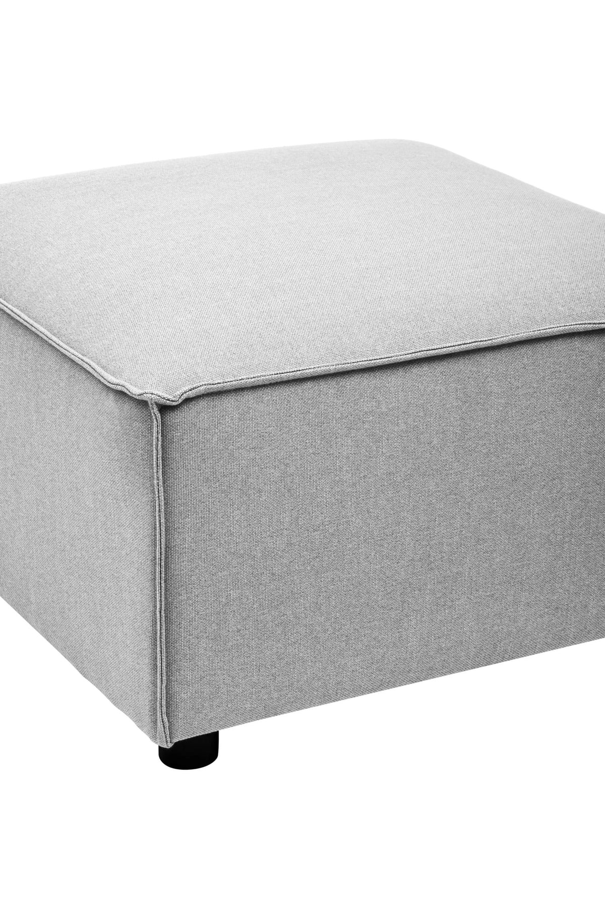 Marylebone Grey Fabric Modular Ottoman