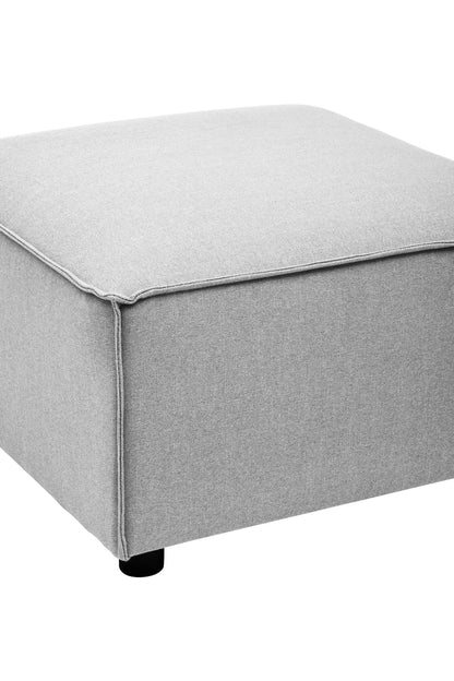 Marylebone Grey Fabric Modular Ottoman