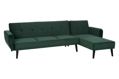 Hambleden 3 Seat Green Sofa Bed