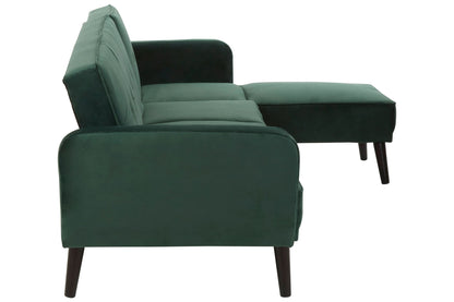 Hambleden 3 Seat Green Sofa Bed