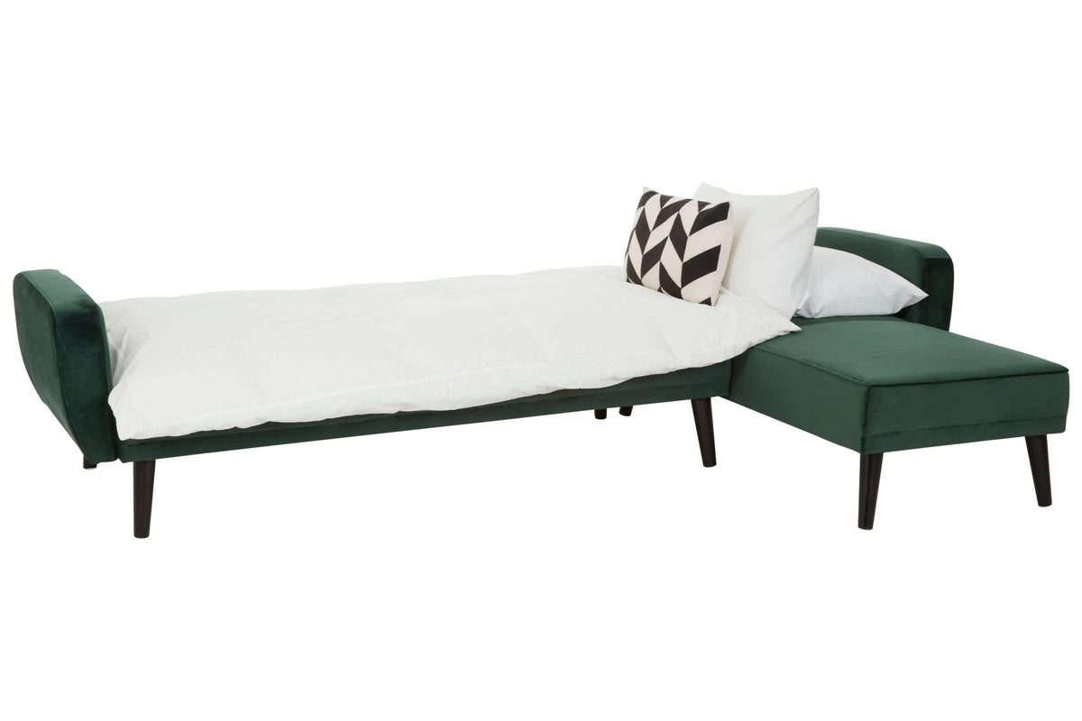 Hambleden 3 Seat Green Sofa Bed