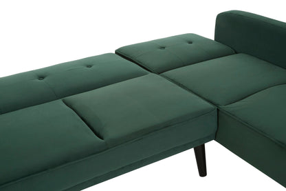 Hambleden 3 Seat Green Sofa Bed