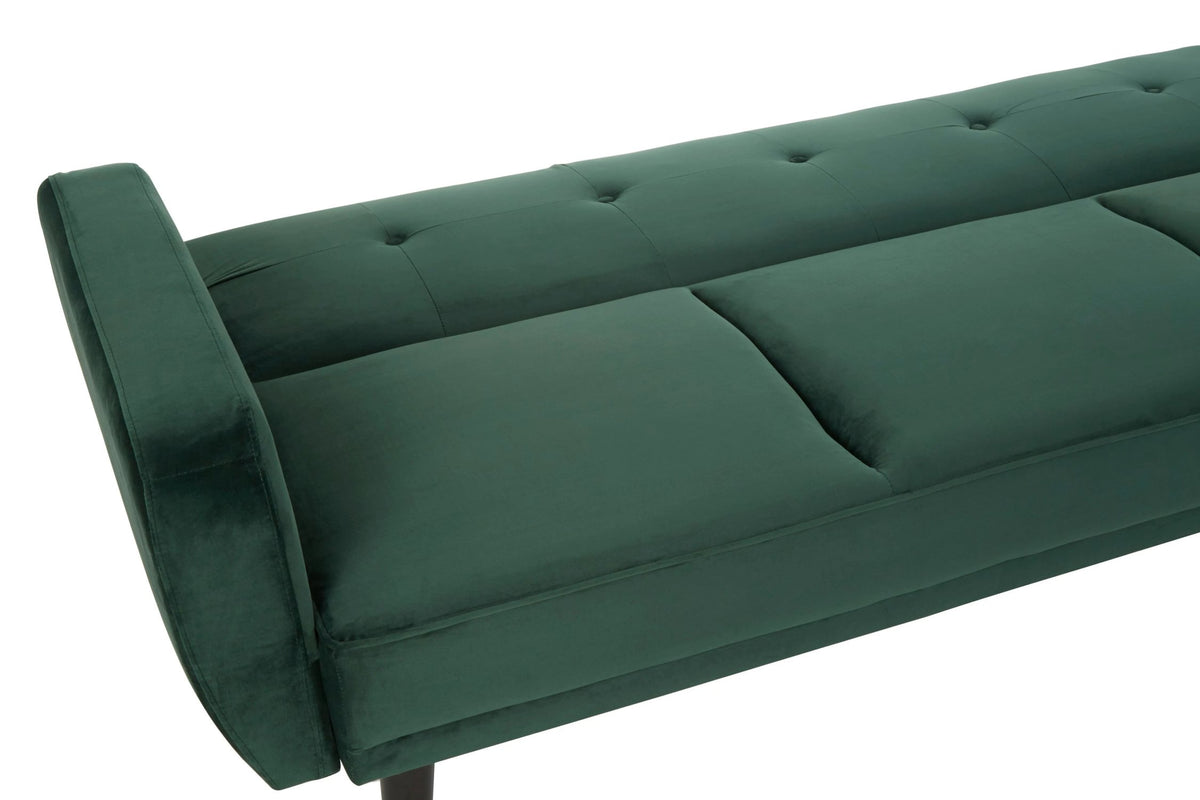 Hambleden 3 Seat Green Sofa Bed