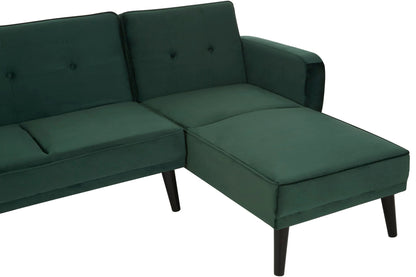Hambleden 3 Seat Green Sofa Bed