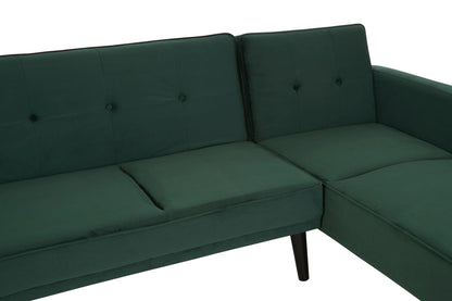 Hambleden 3 Seat Green Sofa Bed