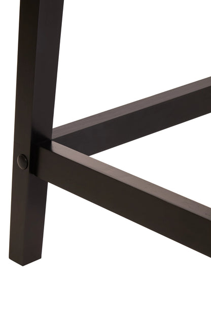 Savoy One Drawer Black Finish Wooden Side Table