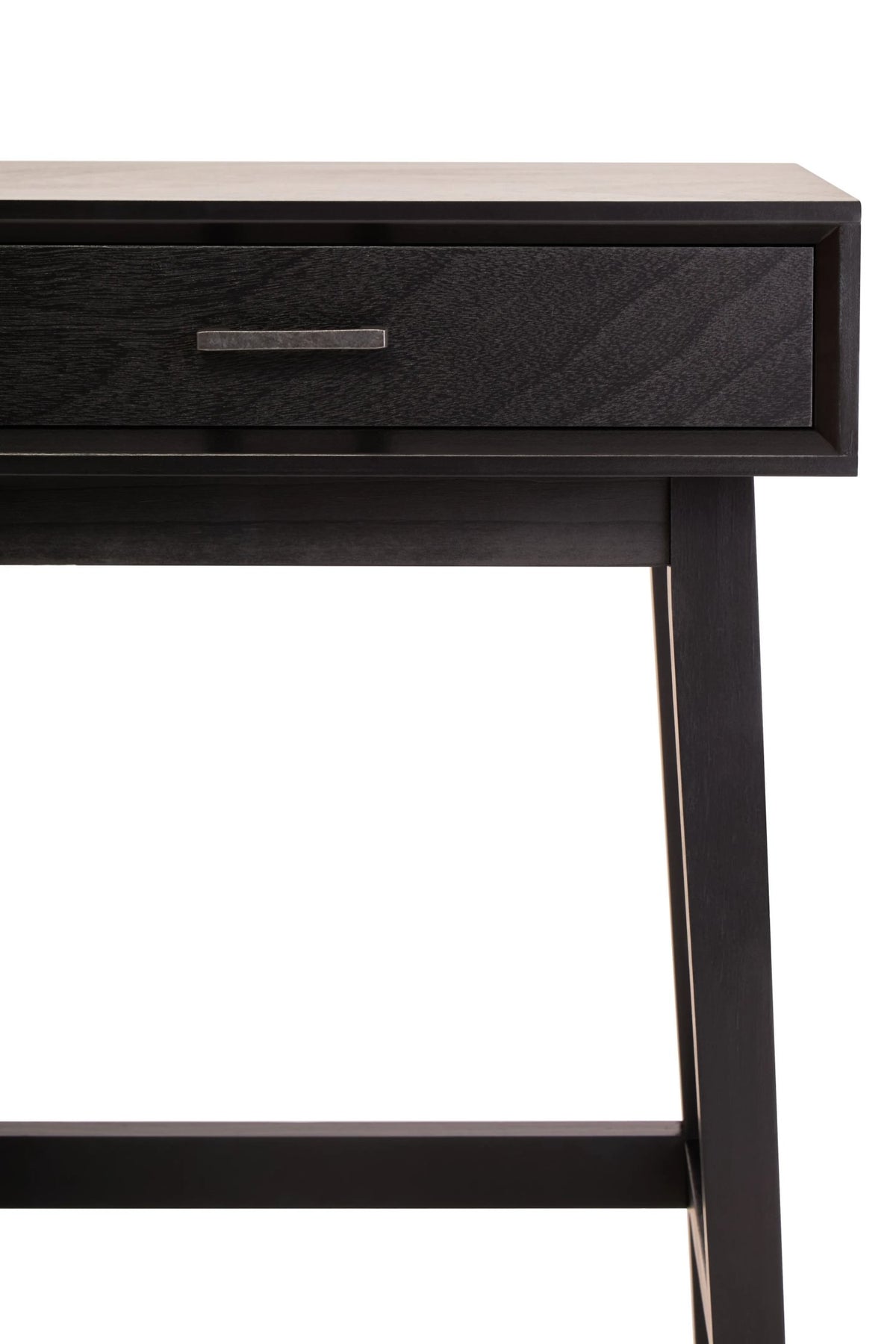 Savoy One Drawer Black Finish Wooden Side Table